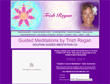 Tablet Screenshot of dolphinmeditations.trishregan.com